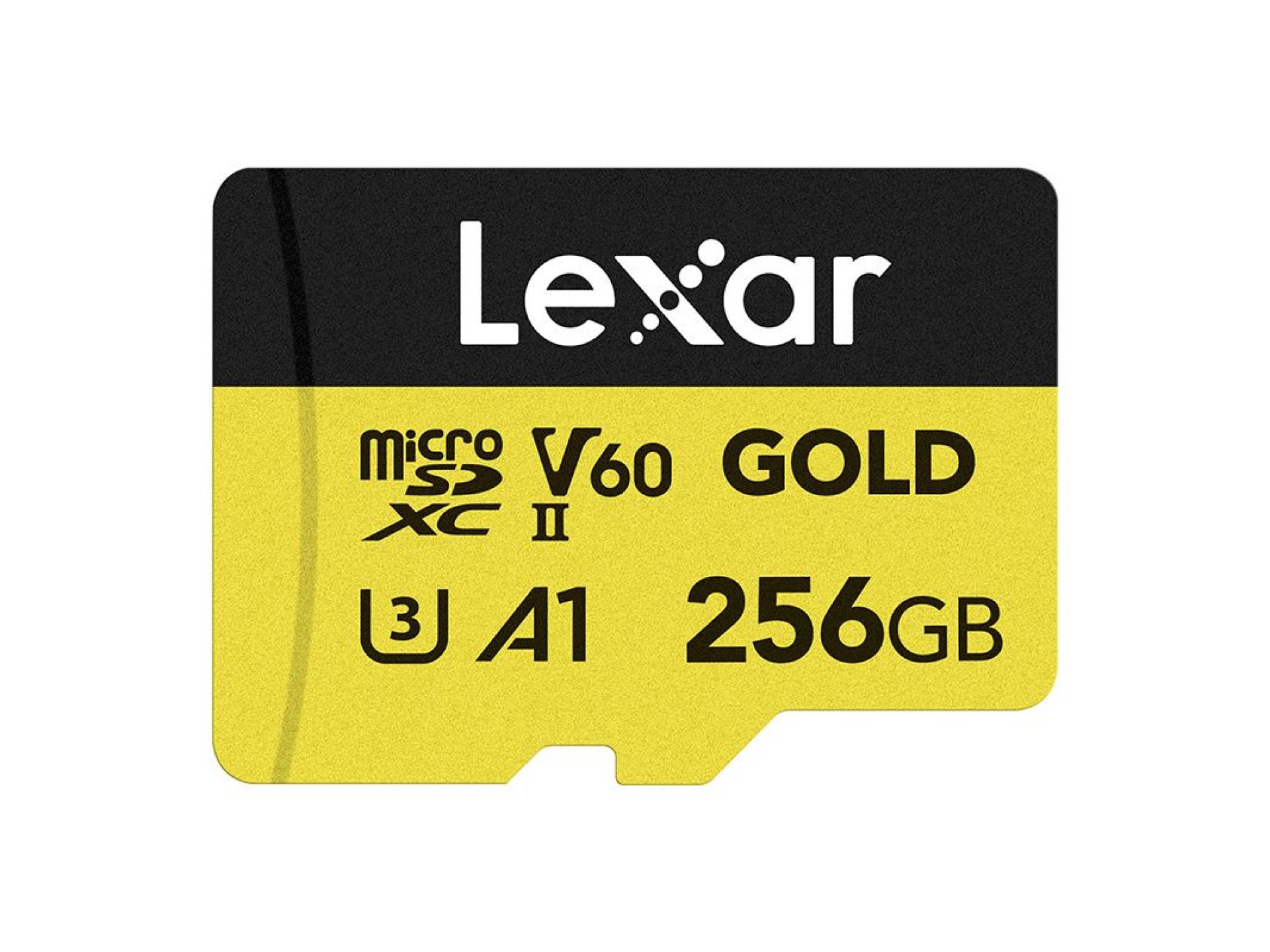 Tarjeta de memoria Lexar GOLD microSDXC de 256 GB