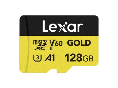 Tarjeta de memoria Lexar GOLD microSDXC de 128 GB