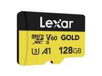 Cart�o de mem�ria Lexar GOLD microSDXC 128GB