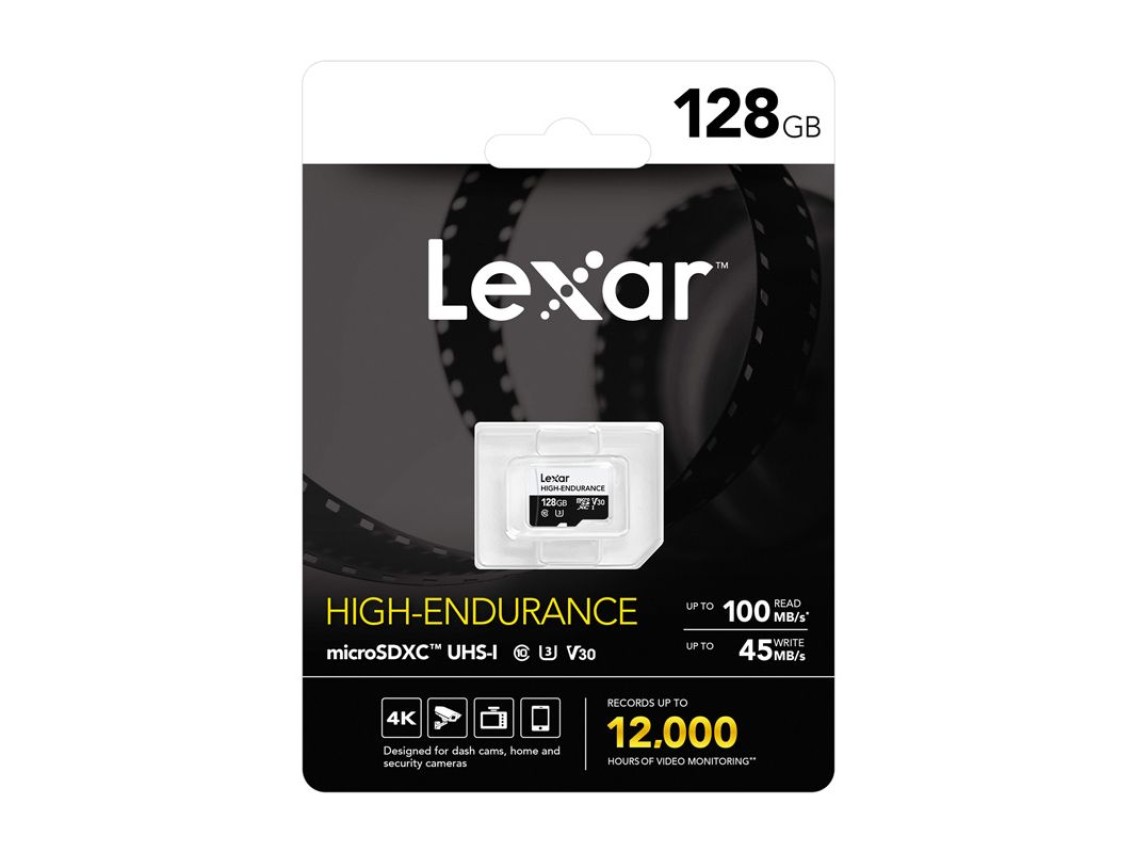 Lexar High-Endurance microSDHC/microSDXC 128GB memory card