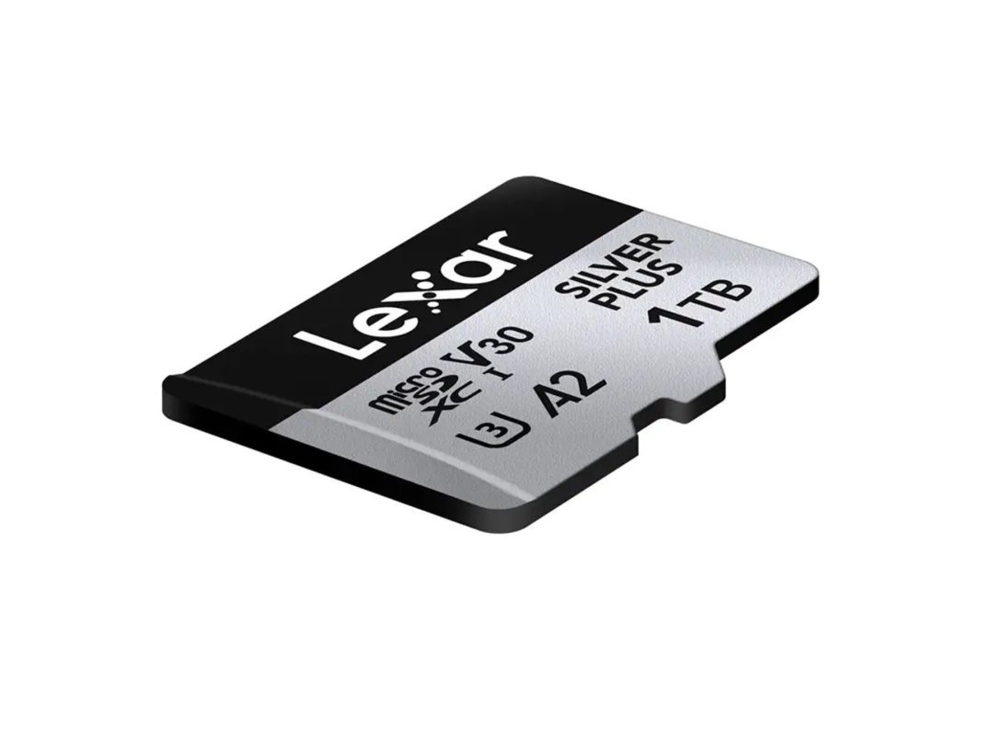 Tarjeta de crédito Lexar High-Performance Silver Plus microSDXC 1TB + adaptador