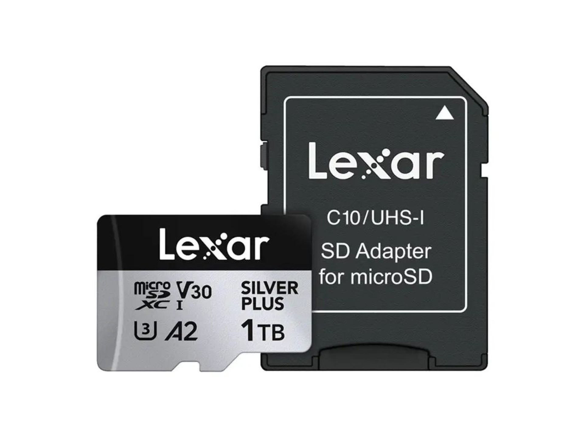 Tarjeta de crédito Lexar High-Performance Silver Plus microSDXC 1TB + adaptador