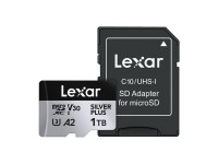Tarjeta de crédito Lexar High-Performance Silver Plus microSDXC 1TB + adaptador Tarjeta de crédito Lexar High-Performance Silver Plus microSDXC 1TB + adaptador