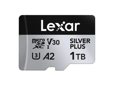 Karta pamięci Lexar High-Performance Silver Plus microSDXC 1TB + adapter Karta pamięci Lexar High-Performance Silver Plus microSDXC 1TB + adapter