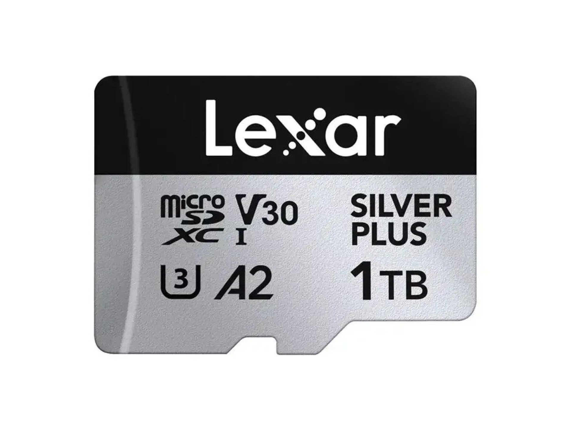 Tarjeta de crédito Lexar High-Performance Silver Plus microSDXC 1TB + adaptador