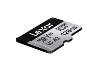Tarjeta de crédito Lexar High-Performance Silver Plus microSDXC 128GB + adaptador Tarjeta de crédito Lexar High-Performance Silver Plus microSDXC 128GB + adaptador