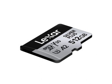 Karta pamięci Lexar High-Performance Silver Plus microSDXC 512GB + adapter