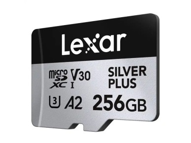 Lexar High-Performance Silver Plus microSDXC 256GB + adaptador Lexar High-Performance Silver Plus microSDXC 256GB + adaptador