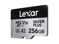 Tarjeta de cr�dito Lexar High-Performance Silver Plus microSDXC 256GB + adaptador