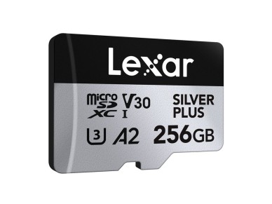 Lexar High-Performance Silver Plus microSDXC 256GB + adaptador Lexar High-Performance Silver Plus microSDXC 256GB + adaptador