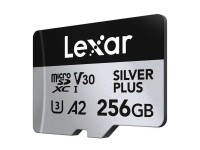 Tarjeta de cr�dito Lexar High-Performance Silver Plus microSDXC 256GB + adaptador