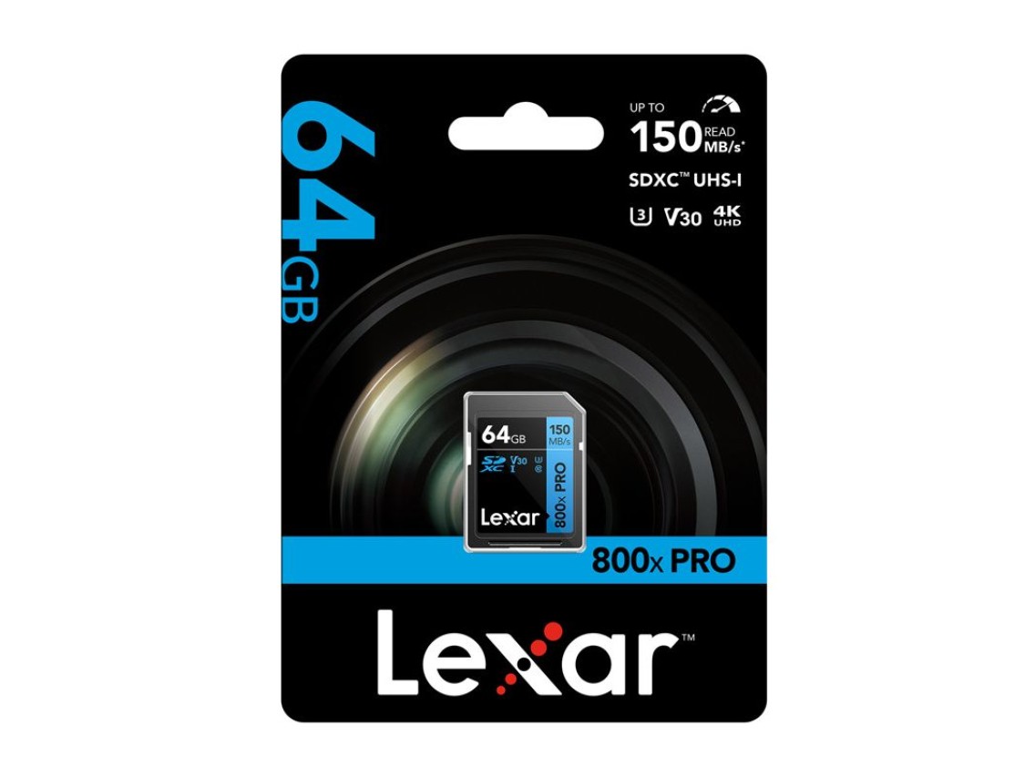 Lexar Professional 800x Pro SDXC 64GB memory card