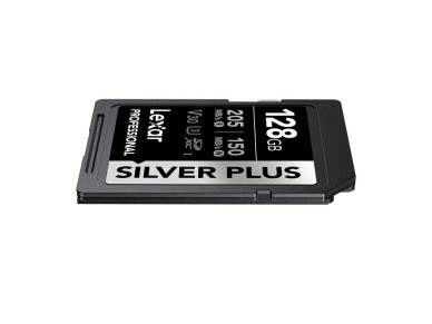 Tarjeta de memoria Lexar Professional SILVER PLUS SDXC de 128 GB Tarjeta de memoria Lexar Professional SILVER PLUS SDXC de 128 GB