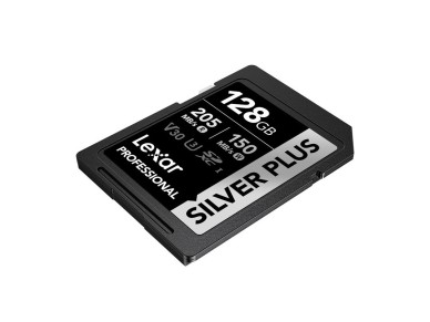 Tarjeta de memoria Lexar Professional SILVER PLUS SDXC de 128 GB Tarjeta de memoria Lexar Professional SILVER PLUS SDXC de 128 GB