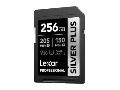 Cartão de memória Lexar Professional SILVER PLUS SDXC de 256 GB Cartão de memória Lexar Professional SILVER PLUS SDXC de 256 GB