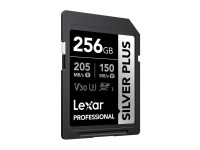 Lexar Professional SILVER PLUS SDXC 256GB memory card Lexar Professional SILVER PLUS SDXC 256GB memory card