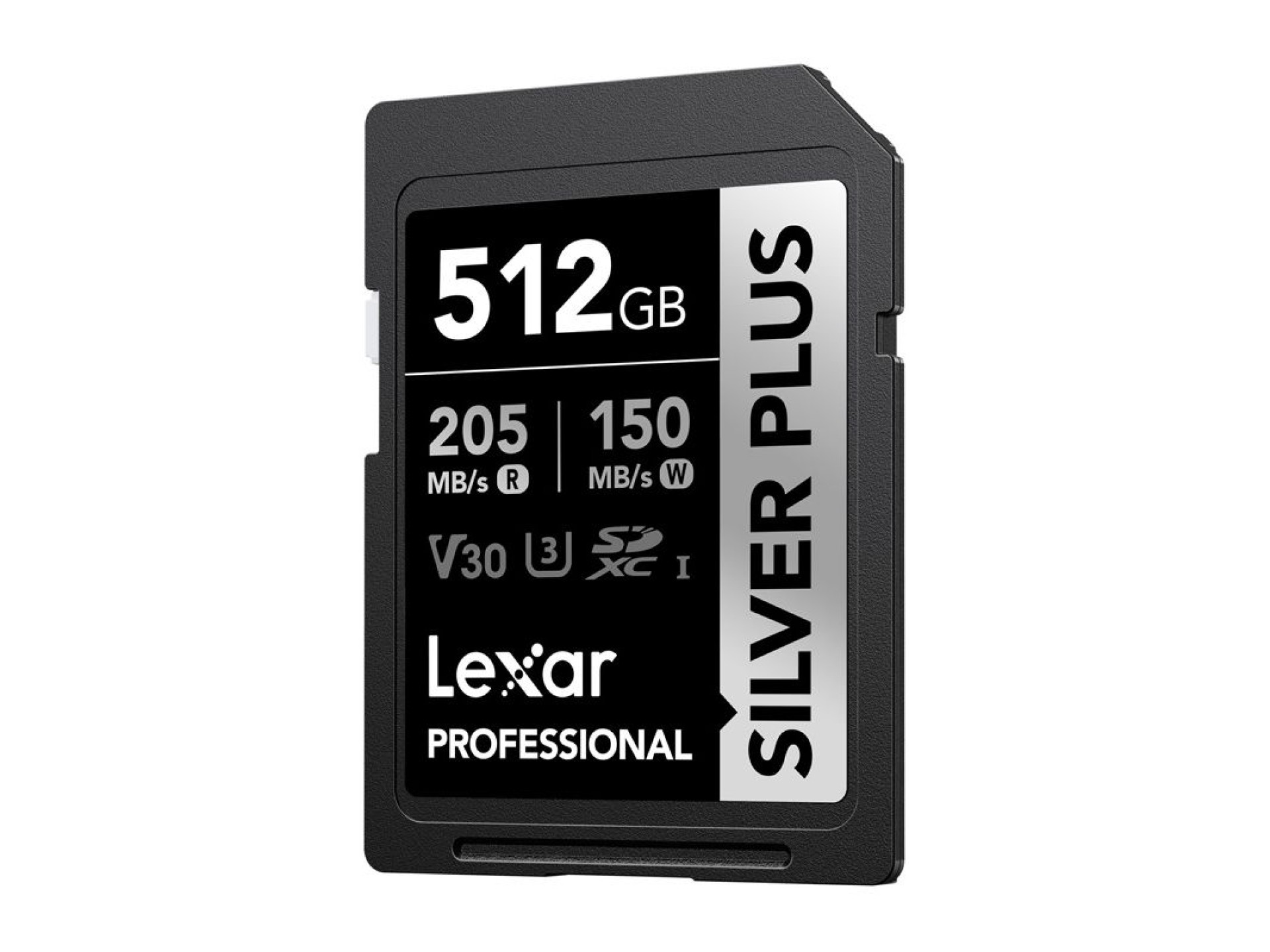 Cartão de memória Lexar Professional SILVER PLUS SDXC de 512 GB