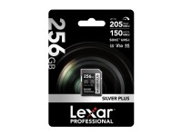 Lexar Professional SILVER PLUS SDXC 256GB memory card Lexar Professional SILVER PLUS SDXC 256GB memory card