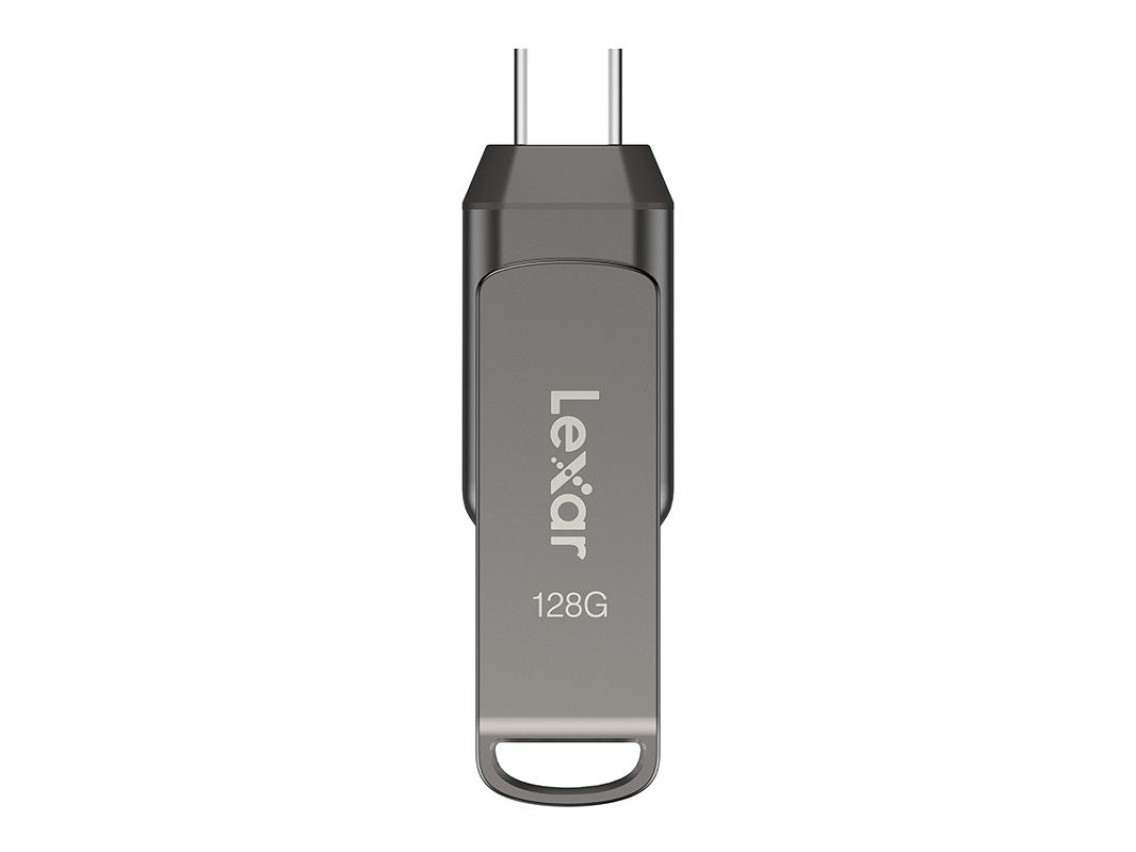 Pendrive Lexar Dual Type-C e Type-A USB 3.1 128GB