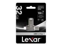Pendrive Lexar Dual Type-C and Type-A USB 3.1 32GB Pendrive Lexar Dual Type-C and Type-A USB 3.1 32GB
