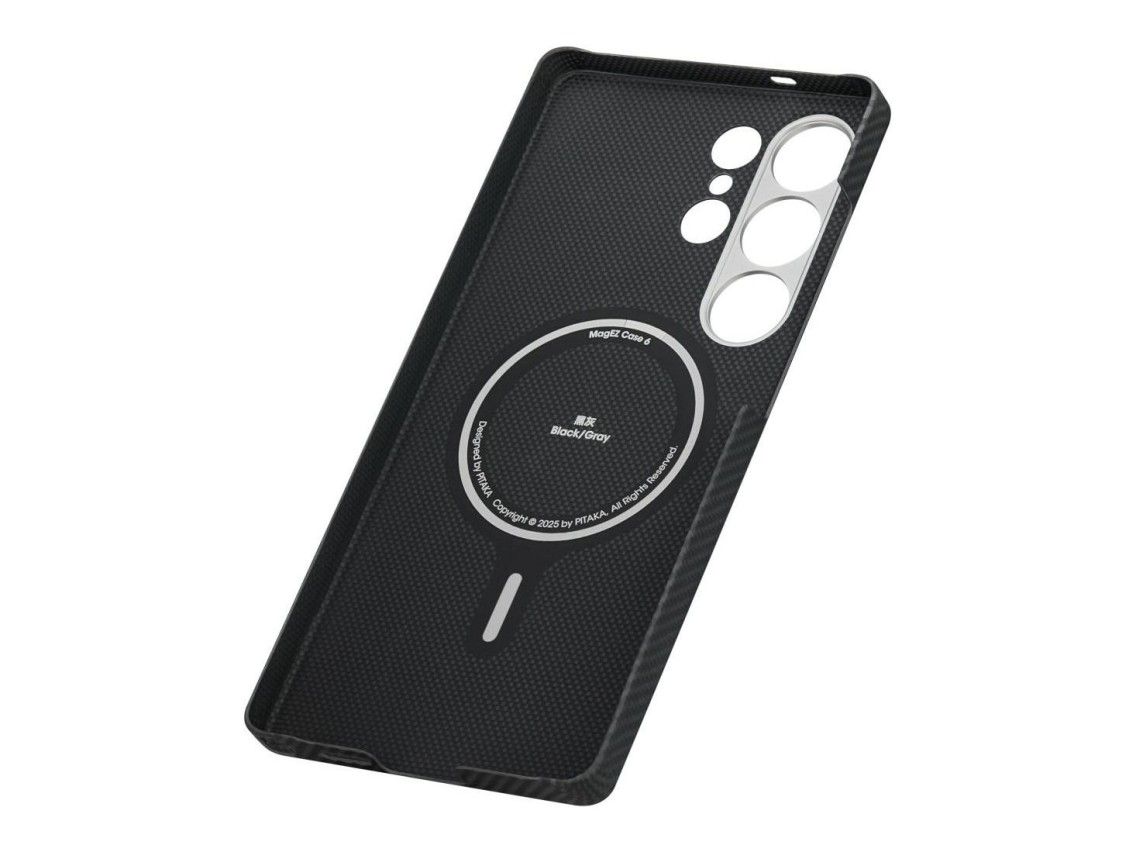 Case PITAKA Cairn Case MagSafe for Samsung Galaxy S25 Ultra black grey