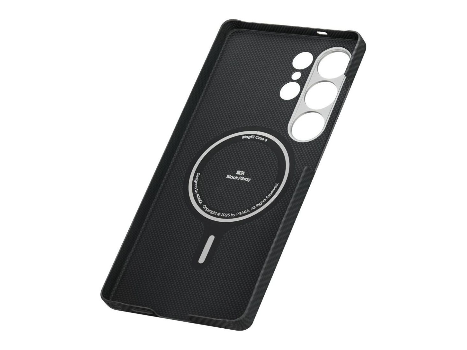 Case PITAKA Cairn Case MagSafe for Samsung Galaxy S25 Ultra black grey