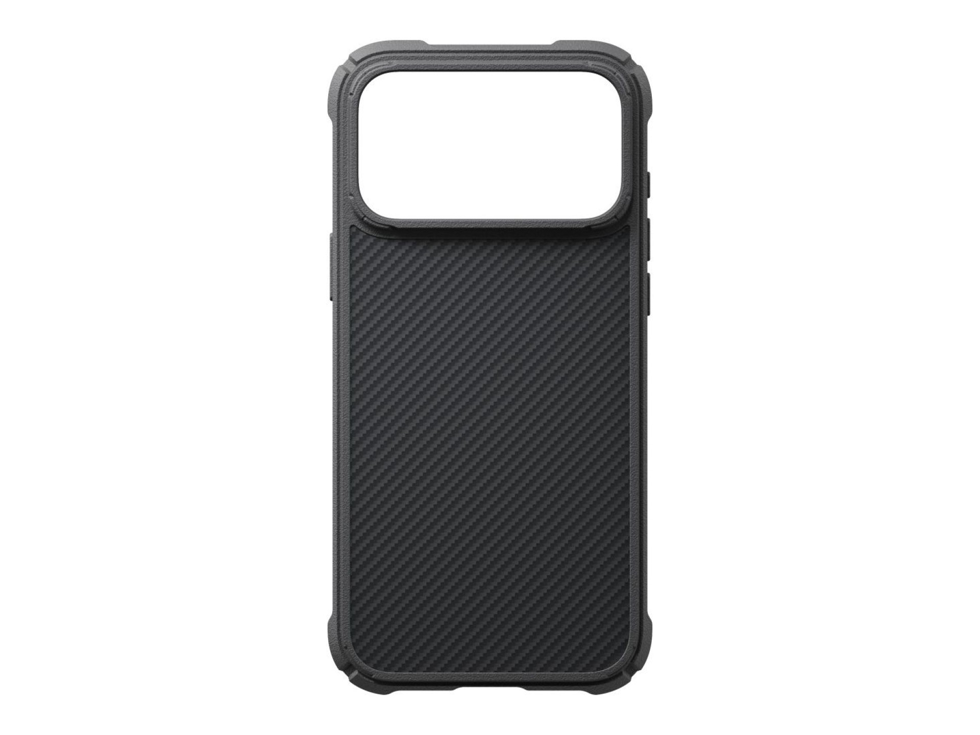 Capa PITAKA Cairn para iPhone 18 Pro Max / 17 Pro Max preta e cinza