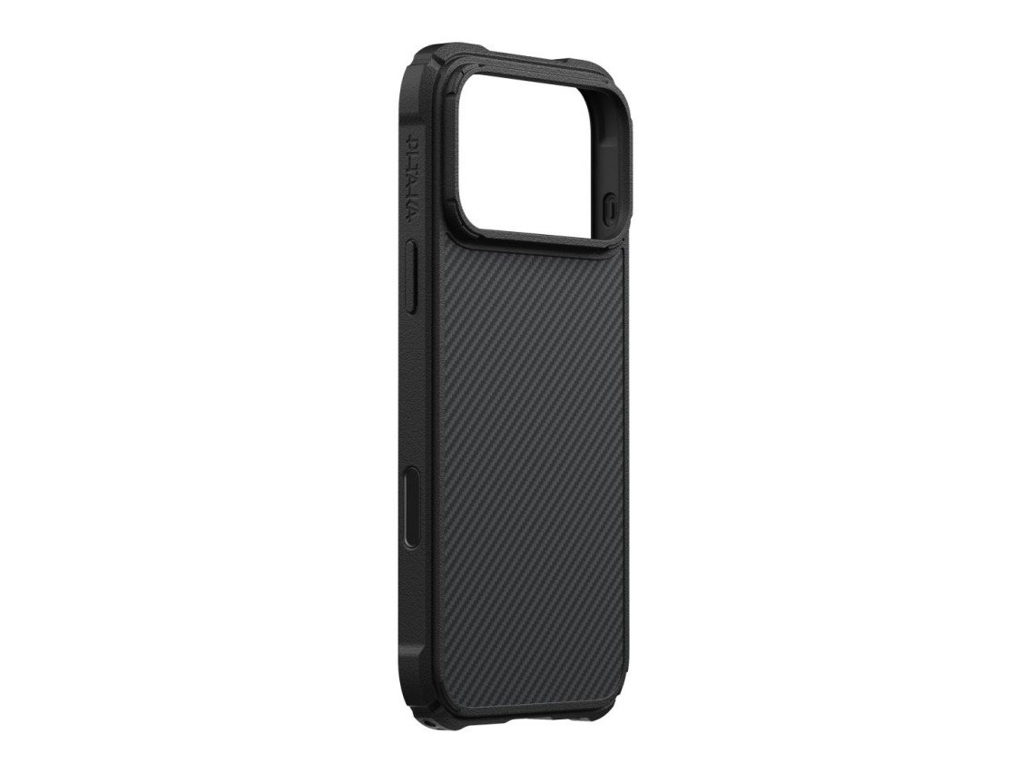 Capa PITAKA Cairn para iPhone 18 Pro Max / 17 Pro Max preta e cinza