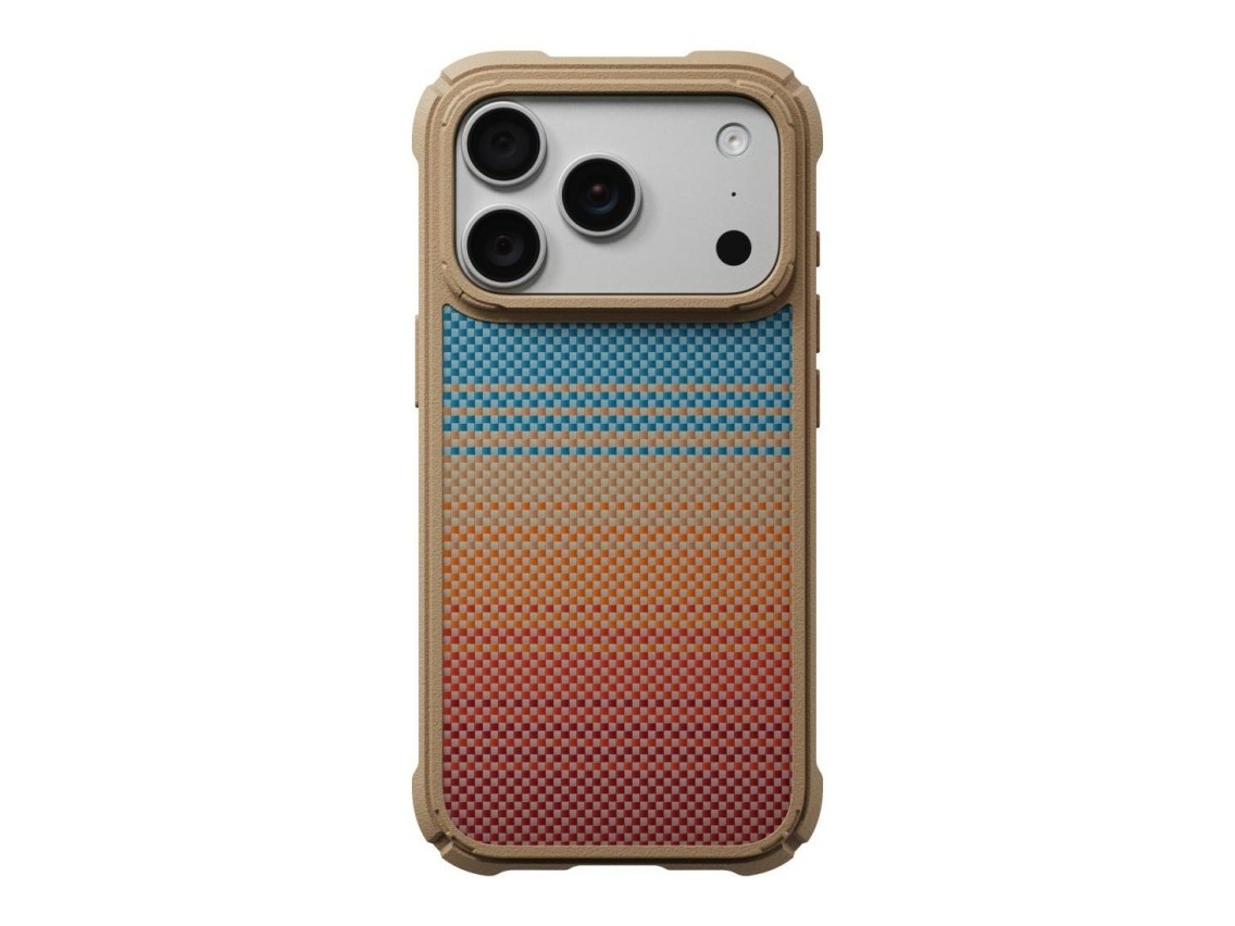 Capa PITAKA Cairn Case California Dream 01 para iPhone 18 Pro / 17 Pro pôr do sol