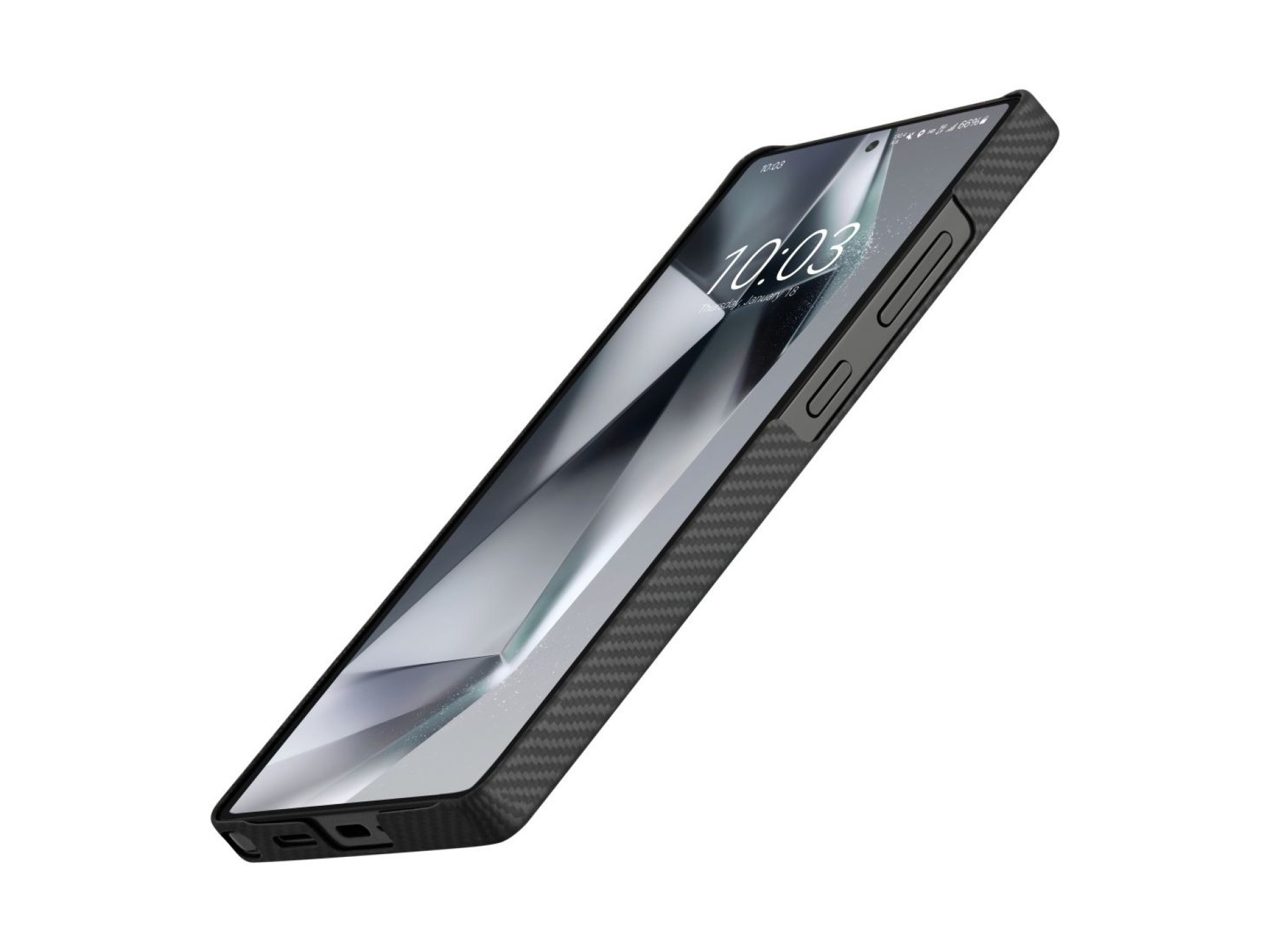 Case PITAKA Cairn Case MagSafe for Samsung Galaxy S25 Ultra black grey