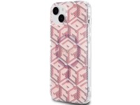 Capa Guess IML GCube MagSafe para iPhone 15/14/13 - rosa Capa Guess IML GCube MagSafe para iPhone 15/14/13 - rosa