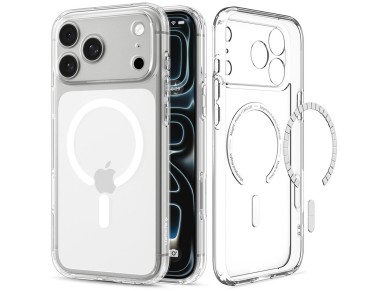 Spigen Ultra Hybrid MagSafe Case for iPhone 18 Pro / 17 Pro - Clear and White Spigen Ultra Hybrid MagSafe Case for iPhone 18 Pro / 17 Pro - Clear and White