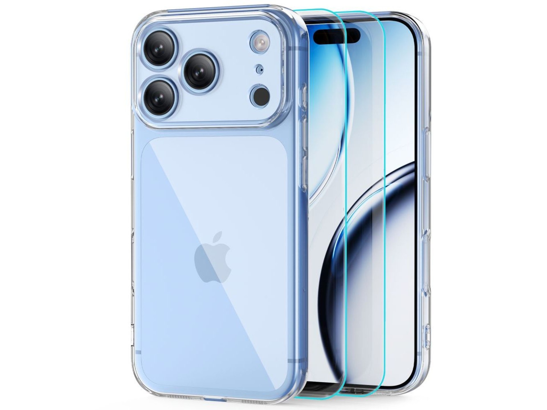 Capa Tech-Protect FlexAir + Película de Vidro Temperado Tech-Protect Glass Fit+ (2 unidades) para iP