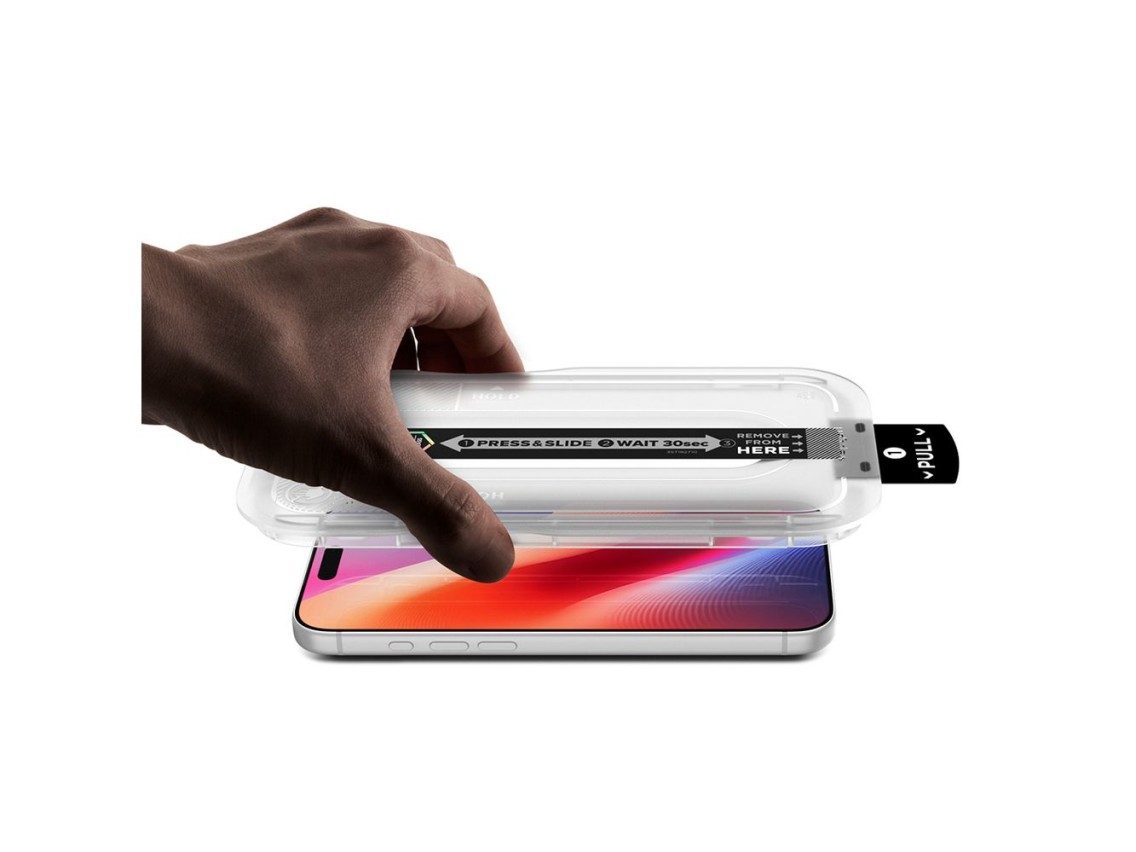 Protector de pantalla de vidrio templado Spigen Glas.tR EZ Fit Pro HD AC Privacy para iPhone 18 Pro