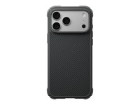 Capa PITAKA Cairn para iPhone 18 Pro Max / 17 Pro Max preta e cinza
