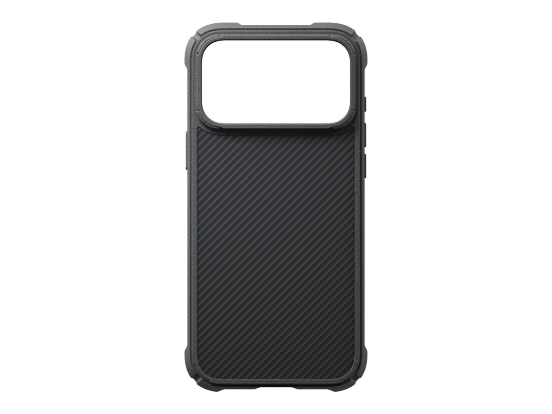 Capa PITAKA Cairn para iPhone 18 Pro Max / 17 Pro Max preta e cinza