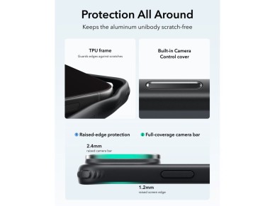 ESR Classic Hybrid Kickstand MagSafe Case for iPhone 18 Pro Max / 17 Pro Max - Clear Black ESR Classic Hybrid Kickstand MagSafe Case for iPhone 18 Pro Max / 17 Pro Max - Clear Black