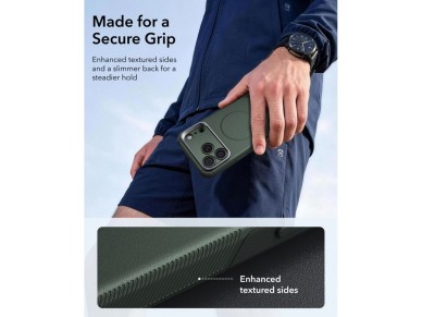 Funda ESR Cyber ??Tough con soporte MagSafe para iPhone 18 Pro Max / 17 Pro Max - Verde Funda ESR Cyber ??Tough con soporte MagSafe para iPhone 18 Pro Max / 17 Pro Max - Verde