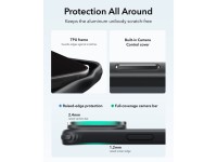 Funda ESR Classic Hybrid con soporte MagSafe para iPhone 18 Pro Max / 17 Pro Max - Negro transparent Funda ESR Classic Hybrid con soporte MagSafe para iPhone 18 Pro Max / 17 Pro Max - Negro transparent