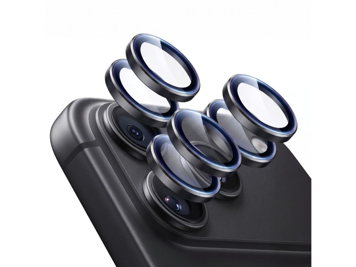 Protector de c�mara ESR Armorite, paquete de 2 unidades, de vidrio templado para iPhone 18 Pro / 18 