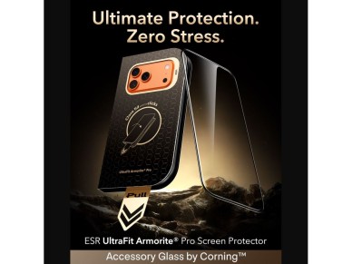 Protector de pantalla de vidrio templado ESR UltraFit Armorite Pro para iPhone 18 Pro / 17 Pro - Neg Protector de pantalla de vidrio templado ESR UltraFit Armorite Pro para iPhone 18 Pro / 17 Pro - Neg