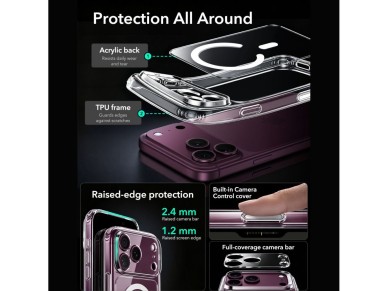 ESR Classic Hybrid MagSafe Case for iPhone 18 Pro Max / 17 Pro Max - Clear ESR Classic Hybrid MagSafe Case for iPhone 18 Pro Max / 17 Pro Max - Clear