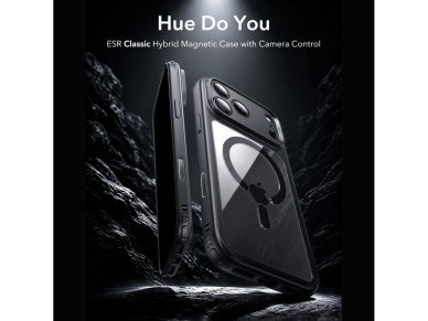 ESR Classic Hybrid MagSafe Case for iPhone 18 Pro / 17 Pro - Clear Black ESR Classic Hybrid MagSafe Case for iPhone 18 Pro / 17 Pro - Clear Black