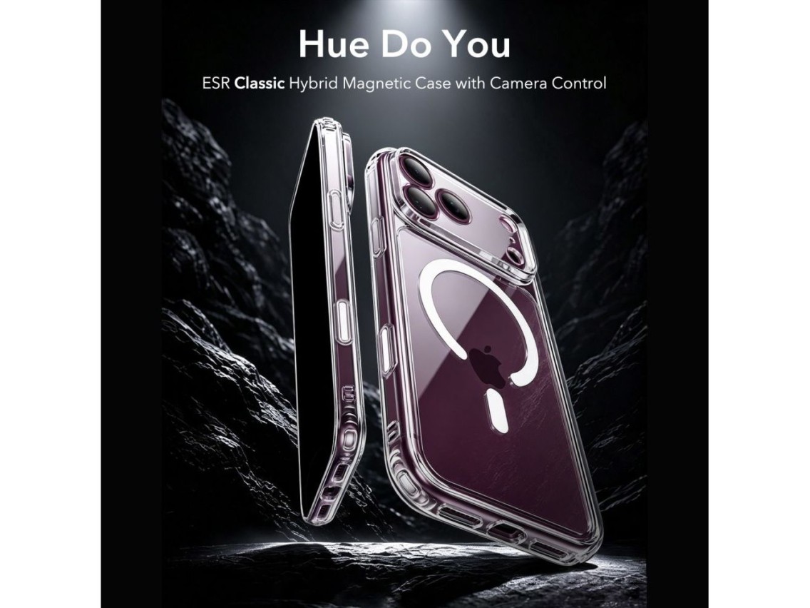 Capa ESR Classic Hybrid MagSafe para iPhone 18 Pro Max / 17 Pro Max - Transparente