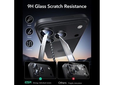 ESR Armorite Camera Protector Tempered Glass for iPhone 18 Pro / 18 Pro Max - Black ESR Armorite Camera Protector Tempered Glass for iPhone 18 Pro / 18 Pro Max - Black