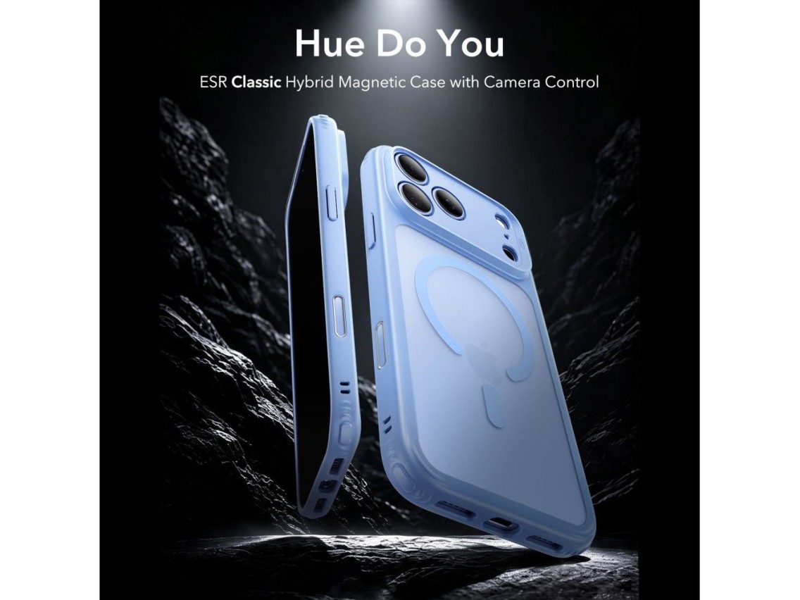 ESR Classic Hybrid MagSafe Case for iPhone 18 Pro Max / 17 Pro Max - Light Blue