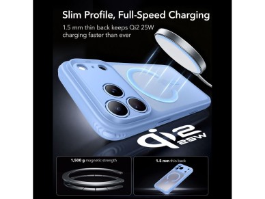 Funda híbrida ESR Classic MagSafe para iPhone 18 Pro Max / 17 Pro Max - Azul claro Funda híbrida ESR Classic MagSafe para iPhone 18 Pro Max / 17 Pro Max - Azul claro