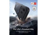 Capa ESR Cyber-Tough MagSafe para iPhone 18 Pro Max / 17 Pro Max - Preta Capa ESR Cyber-Tough MagSafe para iPhone 18 Pro Max / 17 Pro Max - Preta