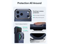 Funda ESR Cyber ??Tough con soporte MagSafe para iPhone 18 Pro Max / 17 Pro Max - Azul marino Funda ESR Cyber ??Tough con soporte MagSafe para iPhone 18 Pro Max / 17 Pro Max - Azul marino
