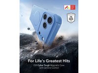 Capa ESR Cyber-Tough MagSafe para iPhone 18 Pro Max / 17 Pro Max - Azul Claro